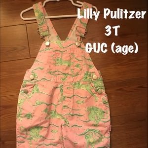 Lilly Overalls in Scuba Monkey Print